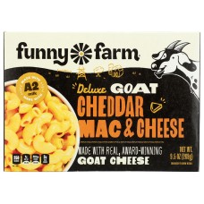 FUNNY FARMS: Goat Cheddar Cheese, 9.5 oz