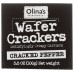 OLINAS BAKEHOUSE: Cracked Pepper Wafer Crackers, 3.5 oz