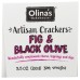 OLINAS BAKEHOUSE: Fig & Black Olive Artisan Crackers, 3.5 oz