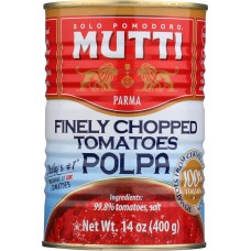 MUTTI: Finely Chopped Tomatoes Polpa, 14 oz