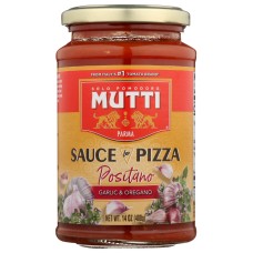 MUTTI: Sauce Pizza Garlic Oregano, 14 Oz