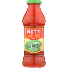 MUTTI: Passata Mutti Tomato Puree With Basil, 14 oz