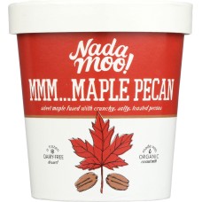 NADAMOO: Non-Dairy Ice Cream Mmm...Maple Pecan, 16 oz
