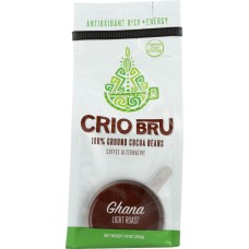 CRIO BRU: Cocoa Ghana Light Roast, 10 oz