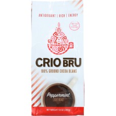 CRIO BRU: Light Roast Peppermint Coffee, 10 oz
