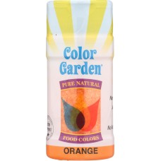 COLOR GARDEN: Pure Natural Deco Sugar Orange, 3 oz