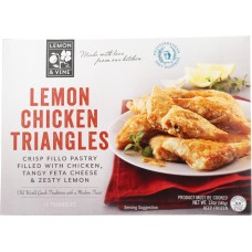 LEMON & VINE: Lemon Chicken Triangles, 12 oz