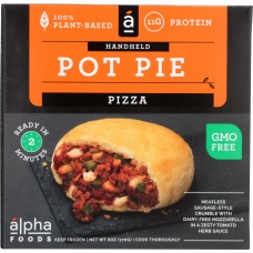 ALPHA FOODS: Pot Pie Pizza, 6 oz