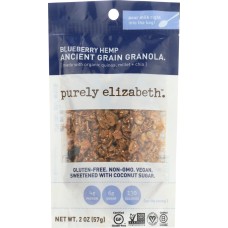 PURELY ELIZABETH: Blueberry Hemp Granola Mini, 2 oz