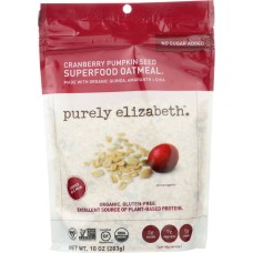 PURELY ELIZABETH: Organic Cranberry Pumpkin Seed Ancient Grain Oatmeal, 10 oz