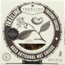 TREELINE: Cracked Pepper Aged Nut Cheese, 4 oz