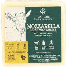 LACLARE FARMS: Cheese Goat Mozzarella With Milk, 6 oz