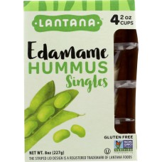 LANTANA: Hummus Edamame 4 packs, 8 oz