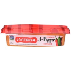 LANTANA: Hummus Extra Spicy 3 Pepper, 10 oz