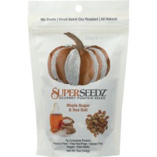 SUPER SEEDZ: Seed Pumpkin Maple Sugar & Sea Salt, 5 oz
