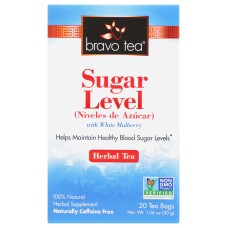 BRAVO TEAS: Tea Sugar Level, 20 BG