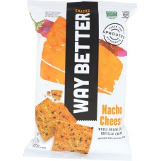 WAY BETTER SNACKS: Nacho Cheese Tortilla Chip, 5.5 oz