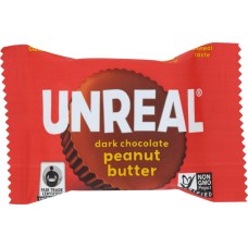 UNREAL: Dark Chocolate Peanut Butter Cups, 0.529 oz