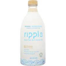 RIPPLE: Milk Unsweetened Original, 48 oz