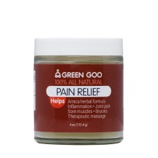 GREEN GOO: Salve Pain Relief with Arnica Jar, 4 oz