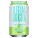 AGUA BUCHA: Water Sprk Kmbch Inf Lime, 12 fo