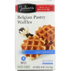 JULIAN'S RECIPE: Sweet Belgian Waffles Vanilla, 7.76 oz