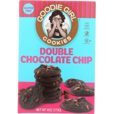 GOODIE GIRL: Cookies Gluten Free Double Chocolate Chip, 6 oz