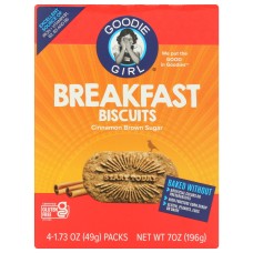 GOODIE GIRL: Cinnamon Brown Sugar Breakfast Biscuits, 7 oz