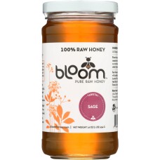 BLOOM HONEY: Raw California Sage Honey, 16 oz