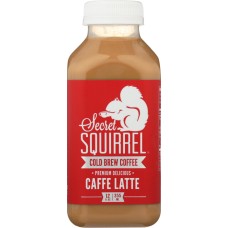SECRET SQUIRREL: Cold Brew Coffee Caffe Latte, 12 oz