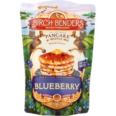 BIRCH BENDERS: Blueberry Pancake and Waffle Mix, 14 oz