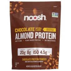 NOOSH: Almond Protein Powder Chocolate, 1.15 lb