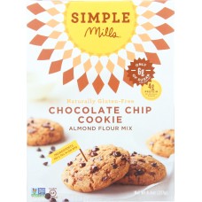 SIMPLE MILLS: Gluten Free Chocolate Chip Cookie Almond Flour Mix, 8.4 oz