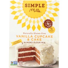 SIMPLE MILLS: Vanilla Cupcake & Cake Mix, 11.5 oz