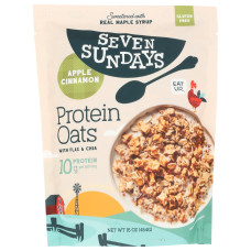 SEVEN SUNDAYS: Apple Cinnamon Protein Oats, 16 oz