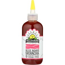 YELLOWBIRD SAUCE Condiment Agave Blue Sriracha, 9.8 oz