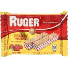 RUGER: Strawberry Wafers, 2.125 oz