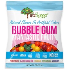 TREE HUGGER: Natural Bubble Gumballs Fantastic Fruit, 2 oz