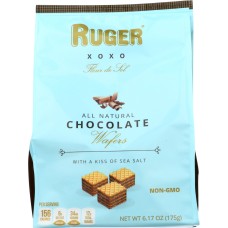 RUGER: Chocolate Bite Size Wafers, 6.17 oz