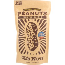 CBS NUTS: Peanut Lightly Salted Roasted Inshell, 12 oz