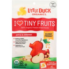 LITTLE DUCK ORGANICS: Tiny Fruits Apple Banana, 0.75 oz