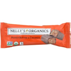 NELLY'S ORGANIC: Peanut Butter Coconut Bar, 1.6 oz