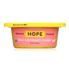 HOPE FOODS: Organic Thai Coconut Curry Hummus, 8 oz