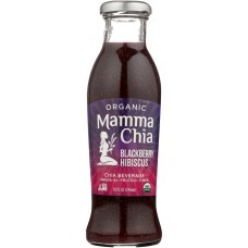 MAMMA CHIA: Organic Blackberry Hibiscus Vitality Beverage, 10 oz