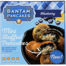 BANTAM PANCAKES: Blueberry Mini Stuffed Pancakes, 11.7 oz