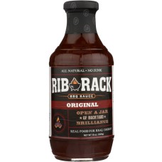 RIB RACK: Original BBQ Sauce, 19 oz