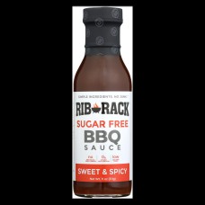 RIB RACK: Sauce Bbq Sweet Spicy Sf, 11 oz
