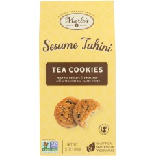 MARLOS BAKESHOP: Sesame Tahini Tea Cookies, 5 oz