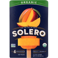 SOLERO: Bar Mango Organic, 11 oz