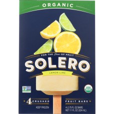 SOLERO: Organic Lemon Lime Fruit Bar, 11 oz